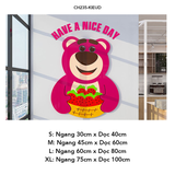  Tranh mica EPeBen dán tường nổi 3d Hình Welcome biến hình trang trí Phòng cho bé, Phòng khách,Quán Ăn,Quán coffe 