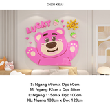  Tranh mica EPeBen dán tường nổi 3d Hình Welcome biến hình trang trí Phòng cho bé, Phòng khách,Quán Ăn,Quán coffe 