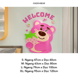  Tranh mica EPeBen dán tường nổi 3d Hình Welcome biến hình trang trí Phòng cho bé, Phòng khách,Quán Ăn,Quán coffe 