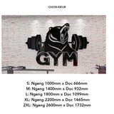  Tranh mica EPeBen dán tường nổi 3d hình Sức mạnh thể chất decor trang trí Phòng fitness, Phòng gym, Phòng giải trí 