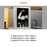  Tranh mica EPeBen dán tường nổi 3d hình Vẻ đẹp thể hình decor trang trí Phòng khách, Phòng ngủ, Phòng giải trí, Cửa hàng 