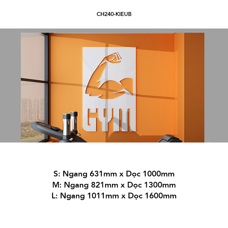  Tranh mica EPeBen dán tường nổi 3d hình Vẻ đẹp thể hình decor trang trí Phòng khách, Phòng ngủ, Phòng giải trí, Cửa hàng 