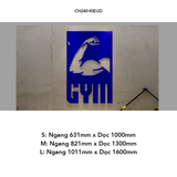  Tranh mica EPeBen dán tường nổi 3d hình Vẻ đẹp thể hình decor trang trí Phòng khách, Phòng ngủ, Phòng giải trí, Cửa hàng 