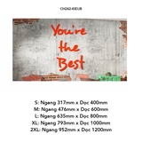  Tranh mica EPeBen dán tường nổi 3d hình Bạn là nhất decor trang trí Phòng khách, Cửa hàng, Phòng cho bé, Phòng ngủ 