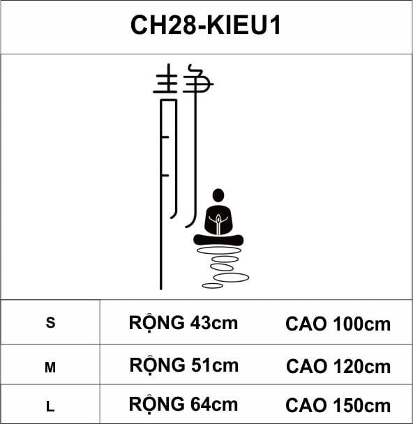  Tranh mica EPeBen dán tường nổi 3d hình thiền thư pháp trung quốc,decor trang trí chùa chiền, quán trà 