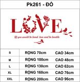  Tranh mica EPeBen dán tường nổi 3d hình chữ LOVE decor trang trí tường nhà, phòng khách, phòng ngủ 