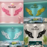  Tranh mica EPeBen dán tường nổi 3d hình đôi cánh thiên thần decor trang trí nhà, cửa hàng, shop thời trang 