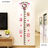  Tranh mica EPeBen dán tường nổi 3d Thước Đo Chiều Cao Hello Kitty decor trang trí Phòng ngủ cho bé, Lớp Học Mẫu giáo 