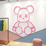  Tranh mica EPeBen dán tường nổi 3d hình gấu Kaws Bearbrick siêu ngầu, trang trí quán ăn, shop thời trang, spa làm đẹp 