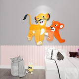  Tranh mica EPeBen dán tường nổi 3d hình Thế giới vua sư tử decor trang trí Phòng ngủ, Phòng học, Phòng cho bé 