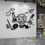  Tranh mica EPeBen dán tường nổi 3d hình Cool IDEA, Lucky Plan decor trang trí Cửa hàng, Văn Phòng, Phòng làm việc 