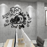  Tranh mica EPeBen dán tường nổi 3d hình Cool IDEA, Lucky Plan decor trang trí Cửa hàng, Văn Phòng, Phòng làm việc 