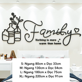  Tranh mica EPeBen dán tường nổi 3d hình Family Home decor trang trí Phòng Khách, Phòng Bếp 