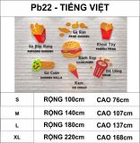  Tranh mica EPeBen dán tường nổi 3d hình đồ ăn nhanh, gà rán, bắp rang, khoai chiên, trang trí quán fastfood, quán nhậu 