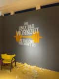  Tranh mica EPeBen dán tường nổi 3d hình WORKOUT động lực tập gym, decor trang trí phòng gym, fitness, yoga 