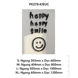  Tranh mica EPeBen dán tường nổi 3d hình Happy Happy Smile decor trang trí Phòng Ngủ, Phòng Khách 