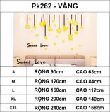  Tranh mica EPeBen dán tường nổi 3d hình Sweet Love decor trang trí tường nhà, phòng khách, phòng ngủ 