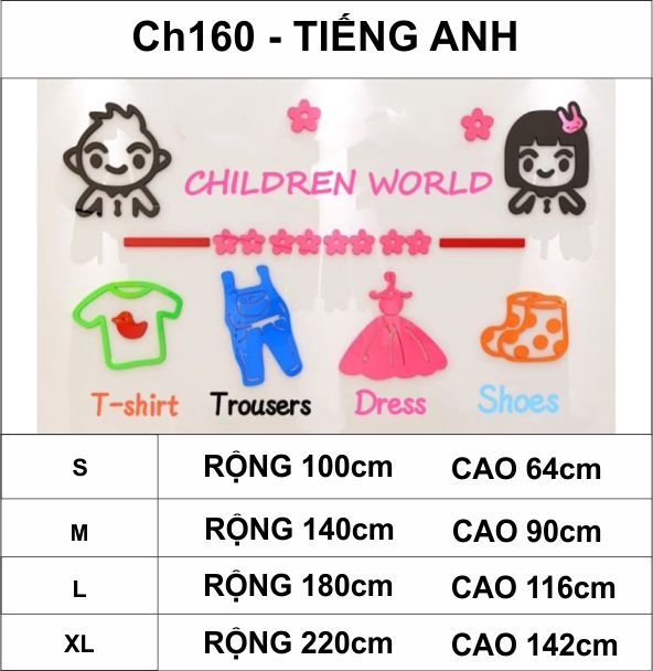  Tranh mica EPeBen dán tường nổi 3d hình quần áo trẻ em, decor trang trí cửa hàng cho bé, shop thời trang cho bé 