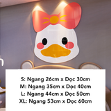  Tranh mica EPeBen dán tường nổi 3d hình Gáu Trúc Vịt Con decor trang trí Phòng Cho Bé, Mầm Non 