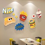  Tranh Fomex EPeBen dán tường nổi 3d Thức Ăn Nhanh trang trí Phòng Ăn ,Cửa Hàng,Nhà Hàng 