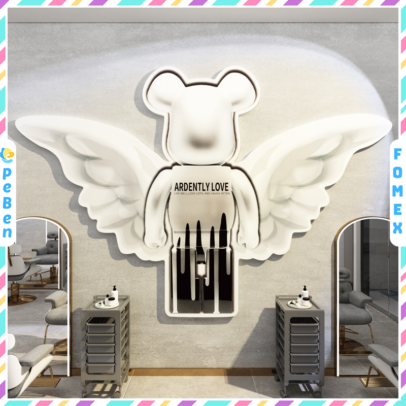  Tranh Fomex EPeBen dán tường nổi 3d Hình BEARICH Decor Trang Trí Salo,Quán Cafe 