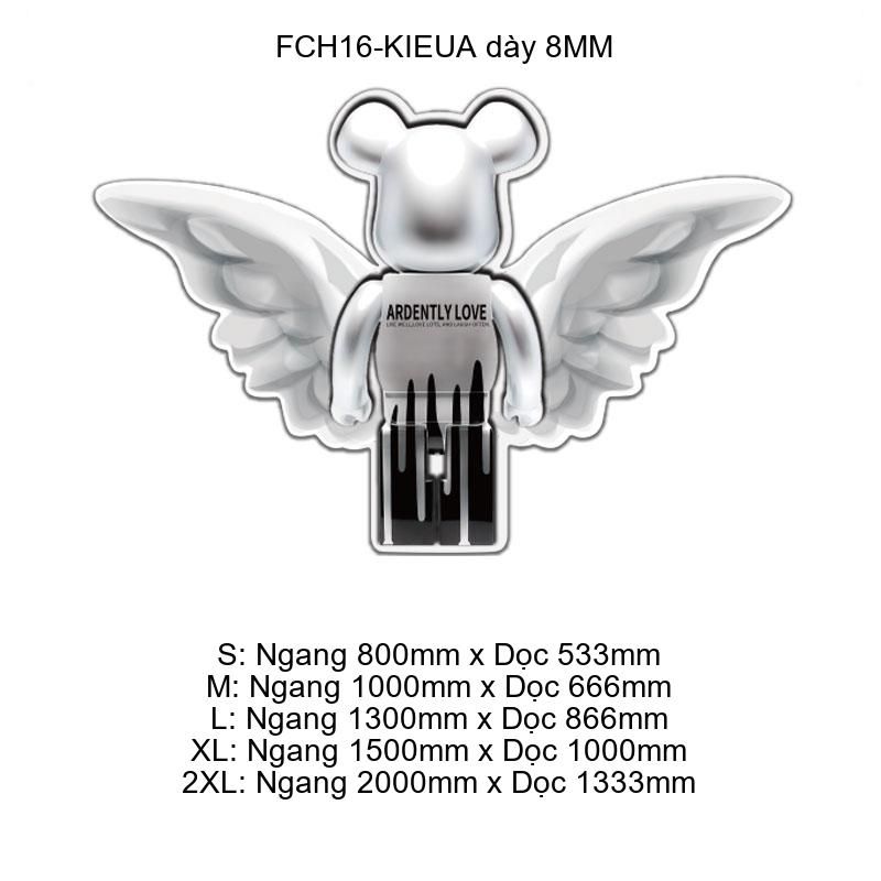  Tranh Fomex EPeBen dán tường nổi 3d Hình BEARICH Decor Trang Trí Salo,Quán Cafe 