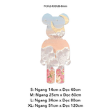  Tranh Fomex EPeBen dán tường nổi 3d Hình KAWS Decor Trang Trí Quán Nước Địa Điểm Kinh Doanh Spa Salon 