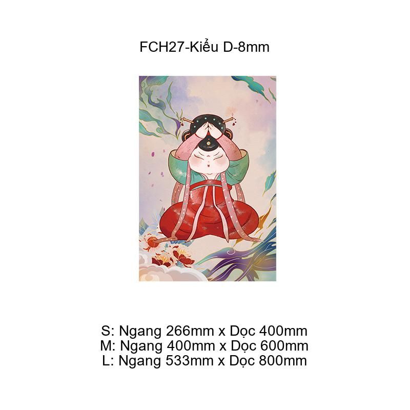  Tranh Fomex EPeBen dán tường nổi 3d Cũ Nữ Đàn Tranh trang trí Phòng Ăn,Nhà Hàng,Cửa Hàng 