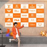  Tranh Fomex EPeBen dán tường nổi 3d Thương Hiệu Cao Cấp trang trí Cửa Hàng 