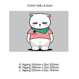  Tranh Fomex EPeBen dán tường nổi 3d Mèo Đáng iu trang trí Phòng Trà,Nhà Hàng,Quán Nước 