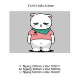 Tranh Fomex EPeBen dán tường nổi 3d Mèo Đáng iu trang trí Phòng Trà,Nhà Hàng,Quán Nước 