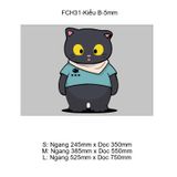  Tranh Fomex EPeBen dán tường nổi 3d Mèo Đáng iu trang trí Phòng Trà,Nhà Hàng,Quán Nước 