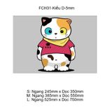  Tranh Fomex EPeBen dán tường nổi 3d Mèo Đáng iu trang trí Phòng Trà,Nhà Hàng,Quán Nước 