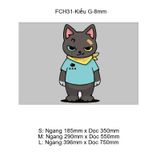  Tranh Fomex EPeBen dán tường nổi 3d Mèo Đáng iu trang trí Phòng Trà,Nhà Hàng,Quán Nước 