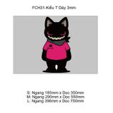  Tranh Fomex EPeBen dán tường nổi 3d Mèo Đáng iu trang trí Phòng Trà,Nhà Hàng,Quán Nước 