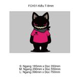  Tranh Fomex EPeBen dán tường nổi 3d Mèo Đáng iu trang trí Phòng Trà,Nhà Hàng,Quán Nước 