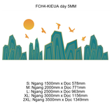  Tranh Fomex EPeBen dán tường nổi 3d Phong cảnh thiên nhiên  trang trí Nhà Hàng,Quán Ăn 
