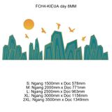  Tranh Fomex EPeBen dán tường nổi 3d Phong cảnh thiên nhiên  trang trí Nhà Hàng,Quán Ăn 