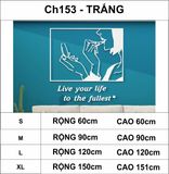  Tranh mica EPeBen dán tường nổi 3d hình cô gái makeup trang điểm trang trí tiệm nail, tiệm trang điểm, cửa hàng mỹ phẩm 