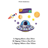  Tranh Fomex EPeBen dán tường nổi 3d Hình Những Phi Hành Gia Mơ Mộng decor trang trí Phòng cho bé, Phòng ngủ, Mẫu giáo 