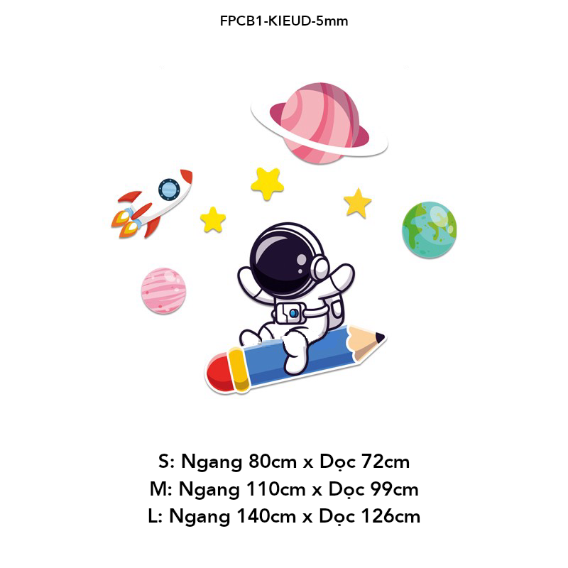  Tranh Fomex EPeBen dán tường nổi 3d Hình Những Phi Hành Gia Mơ Mộng decor trang trí Phòng cho bé, Phòng ngủ, Mẫu giáo 