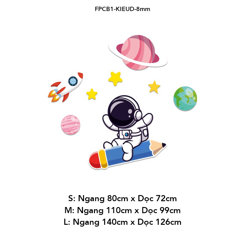  Tranh Fomex EPeBen dán tường nổi 3d Hình Những Phi Hành Gia Mơ Mộng decor trang trí Phòng cho bé, Phòng ngủ, Mẫu giáo 