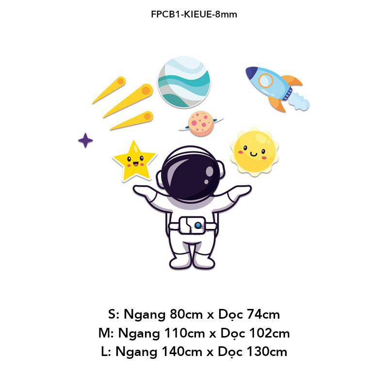  Tranh Fomex EPeBen dán tường nổi 3d Hình Những Phi Hành Gia Mơ Mộng decor trang trí Phòng cho bé, Phòng ngủ, Mẫu giáo 