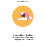  Tranh Fomex EPeBen dán tường nổi 3d Hình Cô Gái Tập Yoga decor trang trí Phòng Thể Dục,Phòng Yoga,Phòng Gym 