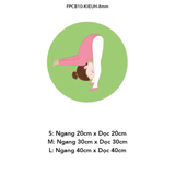  Tranh Fomex EPeBen dán tường nổi 3d Hình Cô Gái Tập Yoga decor trang trí Phòng Thể Dục,Phòng Yoga,Phòng Gym 