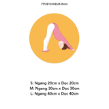  Tranh Fomex EPeBen dán tường nổi 3d Hình Cô Gái Tập Yoga decor trang trí Phòng Thể Dục,Phòng Yoga,Phòng Gym 