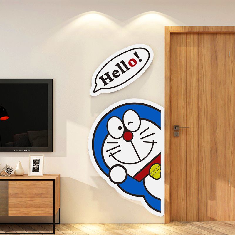  Tranh Fomex EPeBen dán tường nổi 3d Doraemon Hello Trang Trí Phòng Trẻ Cho Bé, Mầm non, Mẫu Giáo 