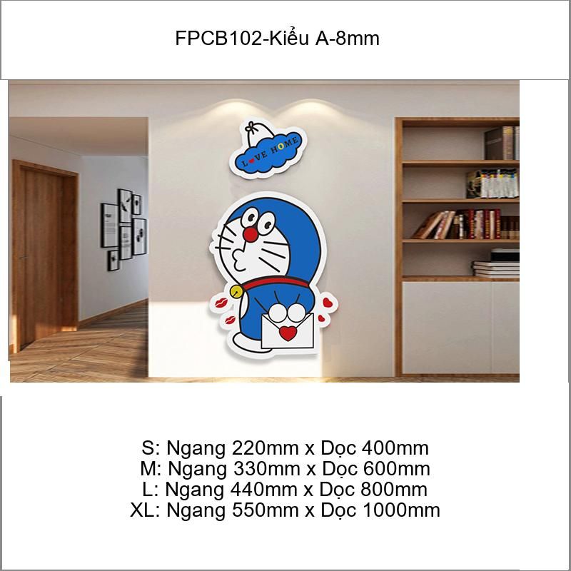  Tranh Fomex EPeBen dán tường nổi 3d Doraemon Hello Trang Trí Phòng Trẻ Cho Bé, Mầm non, Mẫu Giáo 