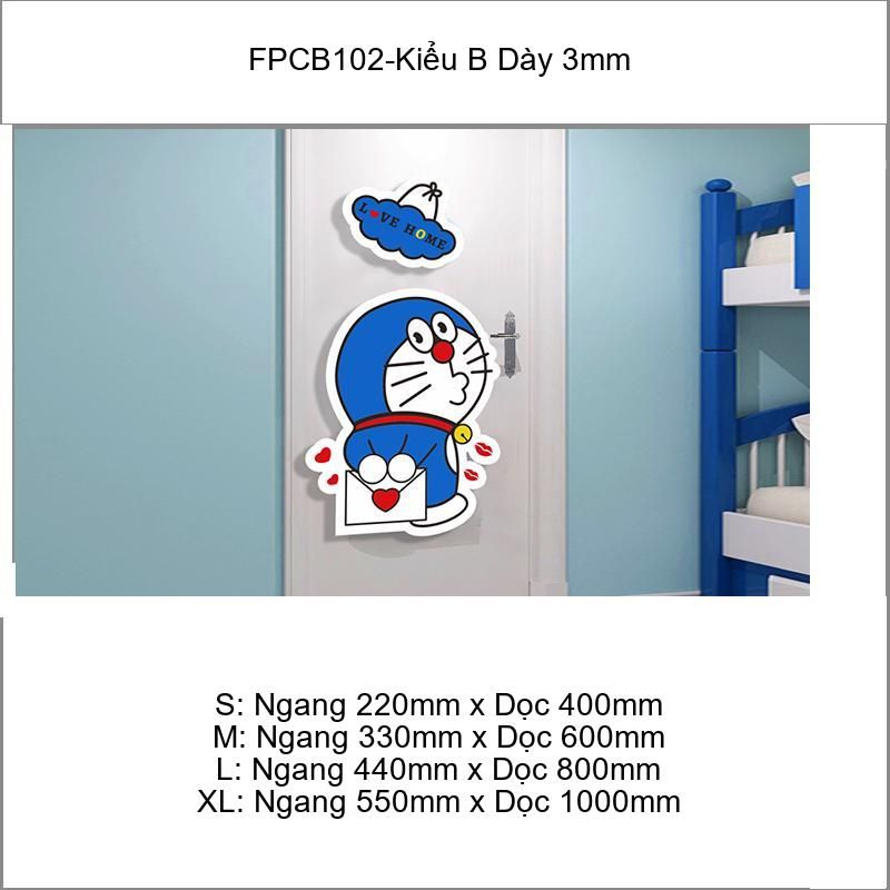  Tranh Fomex EPeBen dán tường nổi 3d Doraemon Hello Trang Trí Phòng Trẻ Cho Bé, Mầm non, Mẫu Giáo 