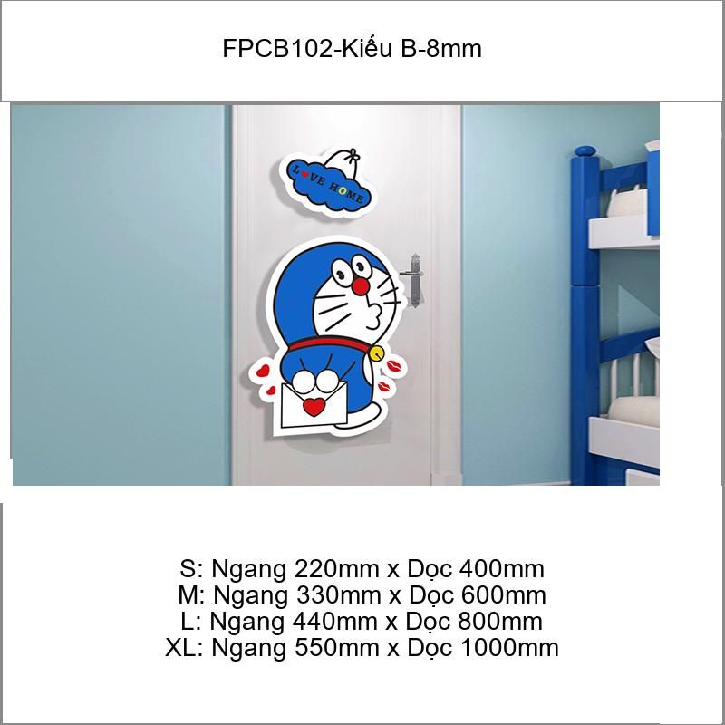  Tranh Fomex EPeBen dán tường nổi 3d Doraemon Hello Trang Trí Phòng Trẻ Cho Bé, Mầm non, Mẫu Giáo 